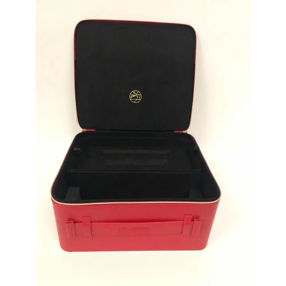 Shu Uemura Red Handheld Makeup Case Storage Box Cosmetic Bag